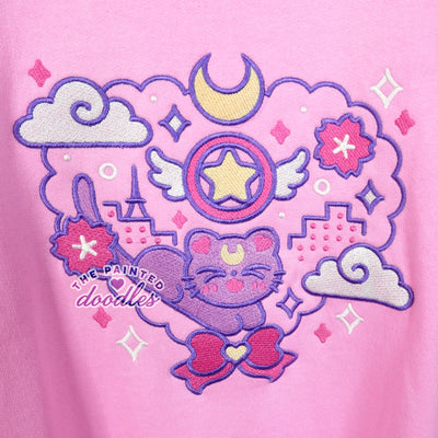 Magical Girl at Heart sweatshirt - Pink