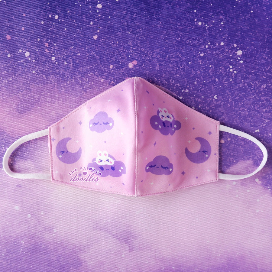 Sweet Dreams face mask: Pink